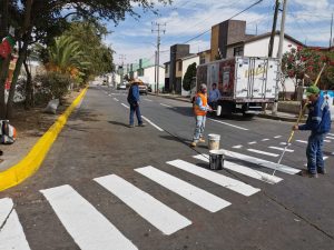 Realizan mejoramiento integral en la calle Sevilla entre Valencia II Sección y Progreso Nacional