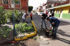 Realizaron Faena de limpieza y mejoramiento en el Generalísimo Morelos