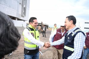Carlos Soto, titular de SCOP y diputados locales realizan supervisión de obras
