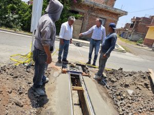 Refuerzan infraestructura pluvial en Zamora ante próxima temporada de lluvias en la colonia La Libertad