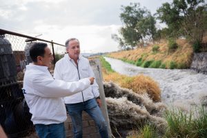 SAPAZ atiende avería en rebombeo que afecta a Villas de San Antonio