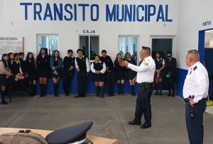 Tránsito Municipal promueve la educación vial entre estudiantes de nivel medio superior
