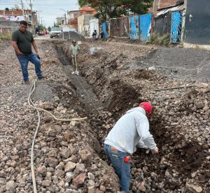 Avanza obra de mejoramiento en calle Cartagena;