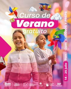 DIF Zamora invita a Cursos de Verano gratuitos para niñas y niños