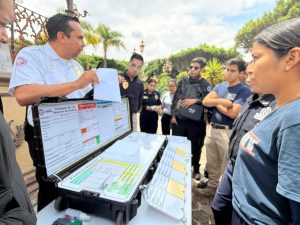 Capacitaron a Protección Civil y Bomberos en Sistema de Comando de Incidentes