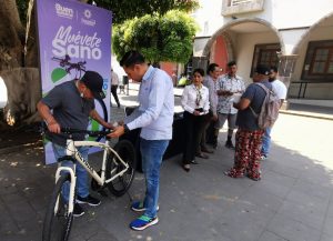 Impulsan movilidad ecológica con más de 200 bicicletas entregadas