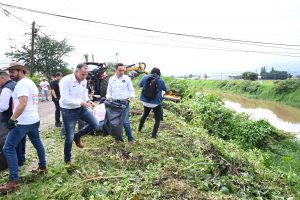 Carlos Soto encabezó la estrategia “Adopta un Río” con acciones de limpieza en el Río Duero