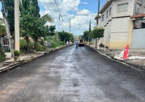 Avanza en un 60 por ciento obra integral en calle Amapola de La Rinconada
