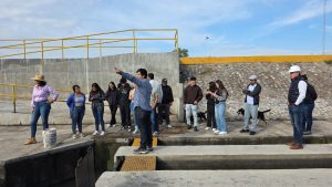 Estudiantes de Arquitectura conocieron el funcionamiento de la Planta Tratadora Norte