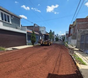 Avanza mejoramiento integral en la calle Privada Camelinas