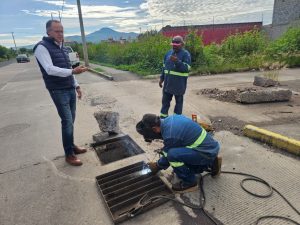 SAPAZ refuerza mantenimiento de infraestructura hidráulica durante temporada de lluvias