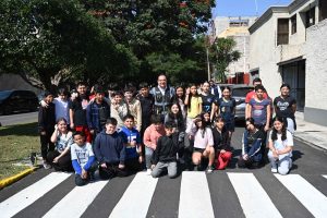 Carlos Soto supervisó rehabilitación del carril norte de la calle Ferrocarril Oriente