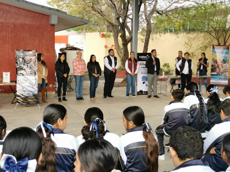 Llevan jornada “Jóvenes Informados, Jóvenes Protegidos” a la Telesecundaria de Romero de Torres